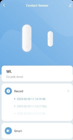 Zdjęcie oferty: Czujnik do drzwi i okien WiFi Tuya