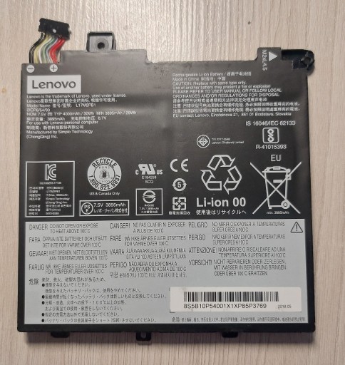 Zdjęcie oferty: Oryg. bateria Lenovo V330-14IKB V130 L17M2PB1 96%