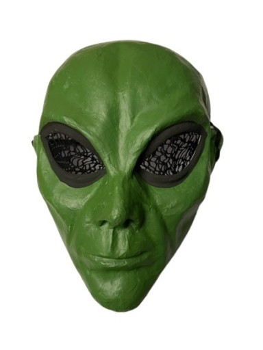 Zdjęcie oferty: Maska zielony ufoludek Halloween