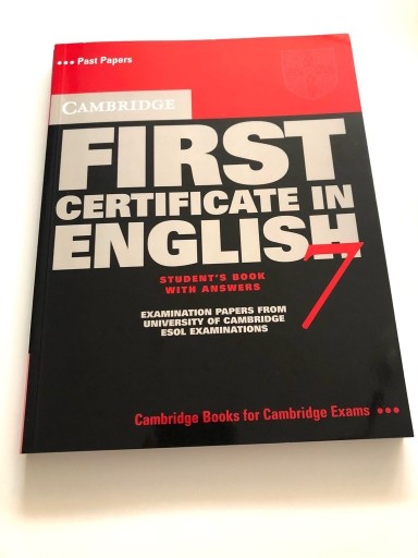 Zdjęcie oferty: Cambridge First Certificate in English