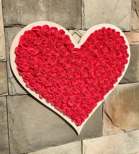 Zdjęcie oferty: Serce róże piankowe ROSE BEAR Prezent DZIEŃ MATKI