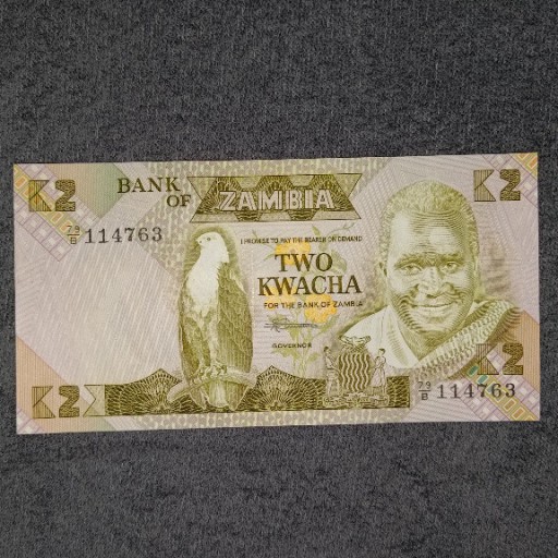 Zdjęcie oferty: Banknot Zambia 2 Kwacha