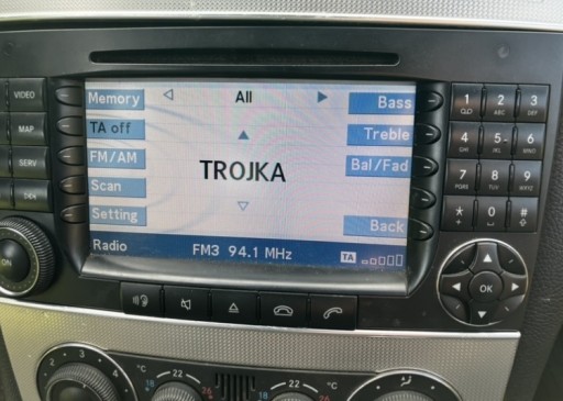 Zdjęcie oferty: Comand Nawigacja Radio CD Mercedes CLK  W 209  2007 r. A2038703589 BE6096