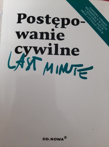 Zdjęcie oferty: Postępowanie cywilne 