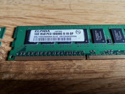 Zdjęcie oferty: Pamięć RAM ze stacji roboczej HP 1 GB UDIMM DDR3