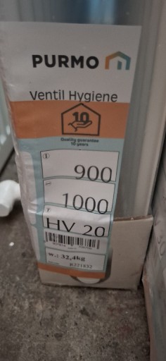 Zdjęcie oferty: Grzejnik sanitarny purmo ventil HV20 900/1000