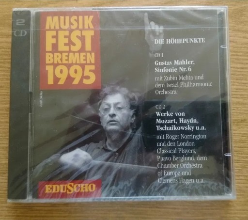 Zdjęcie oferty: Mahler Mozart  Haydn Tschaikowsky Mehta - 2CD foli