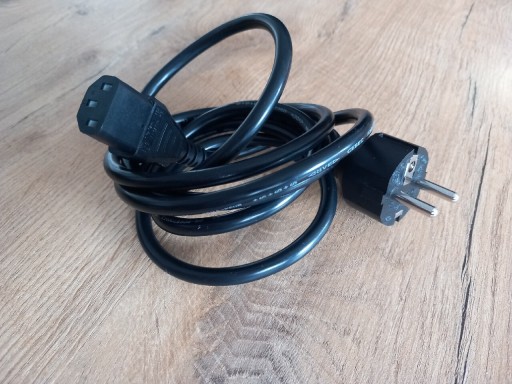 Zdjęcie oferty: Kabel zasilający czarny; 2m