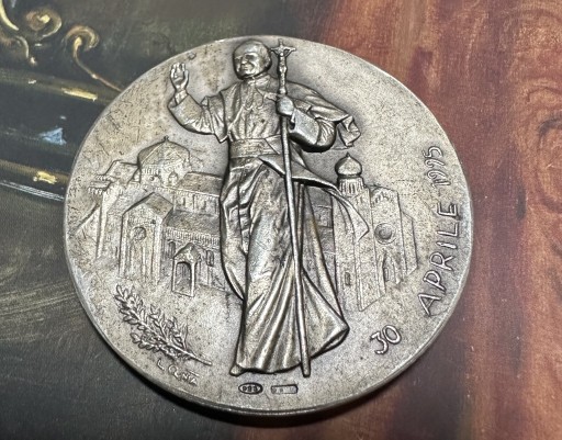 Zdjęcie oferty: Medal srebro papież Jan Paweł Trentino Nepomucen