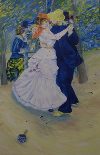 Zdjęcie oferty: Wersja obrazu Dancing at Bougival