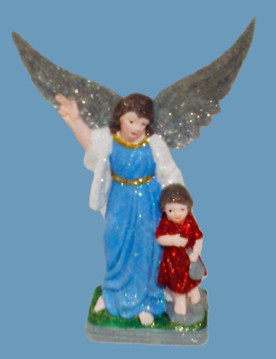 Zdjęcie oferty: Figurka Anioła stróża z dziewczynkom .