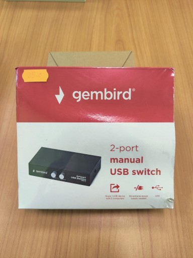 Zdjęcie oferty: Gembird switch przełącznik  USB 2-port