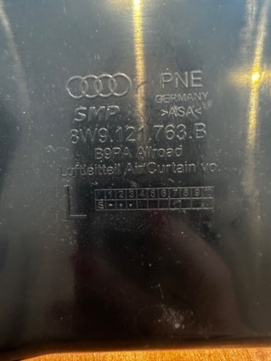 Zdjęcie oferty: Kierownica powietrza Audi 8W9.121.763.B 