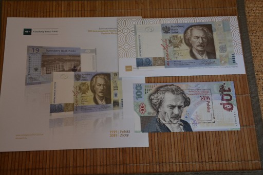 Zdjęcie oferty: Banknoty kolekcjonerskie NBP 19zł oraz 20zł