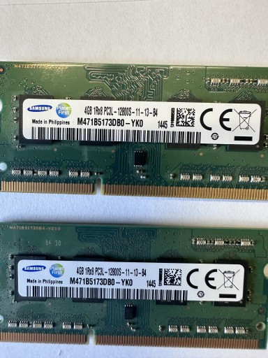 Zdjęcie oferty: Zestaw Pamięci RAM Samsung 8GB