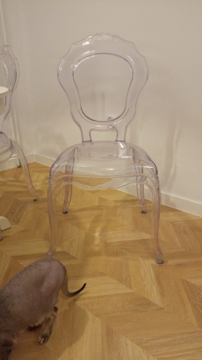 Zdjęcie oferty: Krzesła transparentne komplet 4 szt