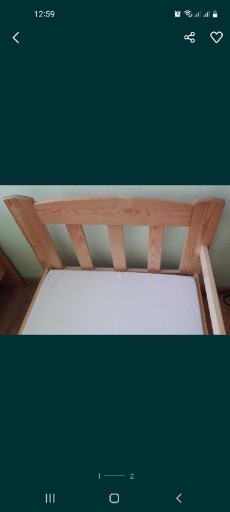 Zdjęcie oferty: Łóżko łóżeczko sosnowe materac 160x70