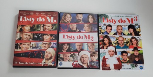 Zdjęcie oferty: Filmy DVD Zestaw Listy Do M 1 & M 2 & M 3 Komplet