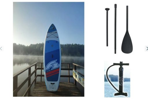 Zdjęcie oferty: Deska F2 SUP 2 komory pompowana 320cm 150kg DEMO