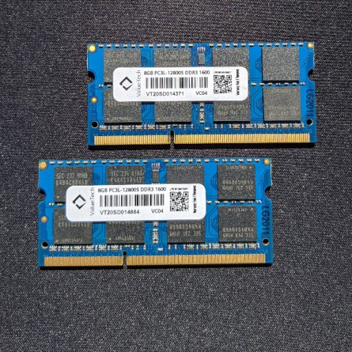 Zdjęcie oferty: ValueTech Samsung 16GB 2x8GB DDR3 1600MHz SODIMM