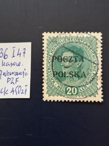 Zdjęcie oferty: Fi 36 forma I kas. krakowskie gwarancja PZF