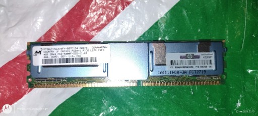 Zdjęcie oferty: Pamięć serwerowa HP 4GB DDR2 667 CL5 ECC