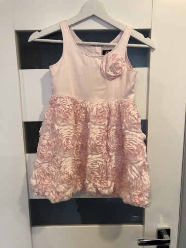 Zdjęcie oferty: Sukienka 128 cm H&M jasny róż 