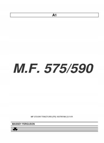 Zdjęcie oferty: Katalog części Massey ferguson mf 575, mf 590