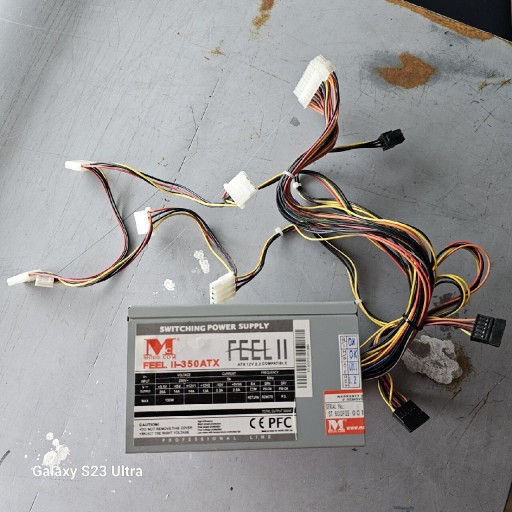 Zdjęcie oferty: Zasilacz MODE COM FEEL II-350ATX 350W 20+4Pin CPU4Pin 6PinGPU 5xMolex 2Sata