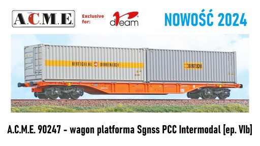 Zdjęcie oferty: ACME 90247 platforma kontenerowa PCC NOWOŚĆ 2024