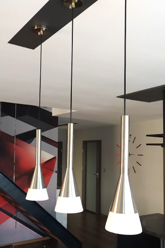 Zdjęcie oferty: 4 lampy wiszące chromowane