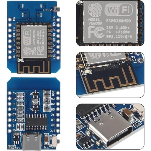 Zdjęcie oferty: Wemos D1 Mini ARDUINO USB C NodeMCU ESP8266