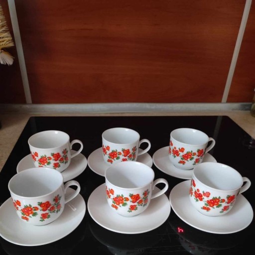 Zdjęcie oferty: Zestaw porcelanowy Colditz dla 6 osób made in GDR