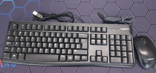 Zdjęcie oferty: Klawiatura Logitech K120 + mysz M-I0026