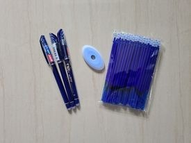 Zdjęcie oferty: Długopis zmazywalny 3szt wkłady 50szt gumka 1szt