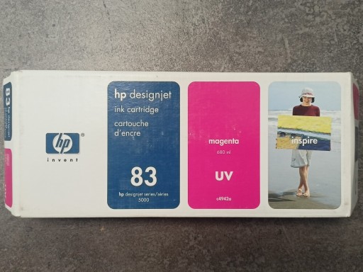 Zdjęcie oferty: HP tusz UV Magenta 83, C4942a 680ml