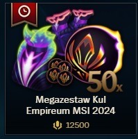 Zdjęcie oferty: 50 orbów MSI PAKIET lol league of legends GIFT