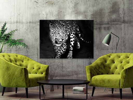 Zdjęcie oferty: Obraz Glasspik Leopard 70 x 100 cm