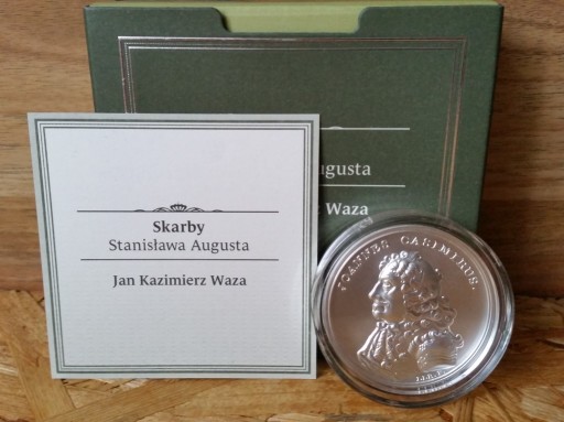 Zdjęcie oferty: 50 ZŁ JAN KAZIMIERZ WAZA 2021 SKARBY STANISŁAWA 