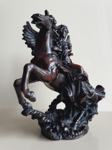 Zdjęcie oferty: Mitologia, kobieta ze skrzydłami na koniu