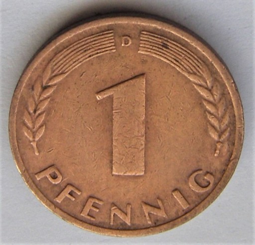 Zdjęcie oferty: 1 pfennig Niemcy 1950 D