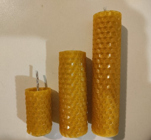 Zdjęcie oferty: Świeczki z węzy pszczelej 