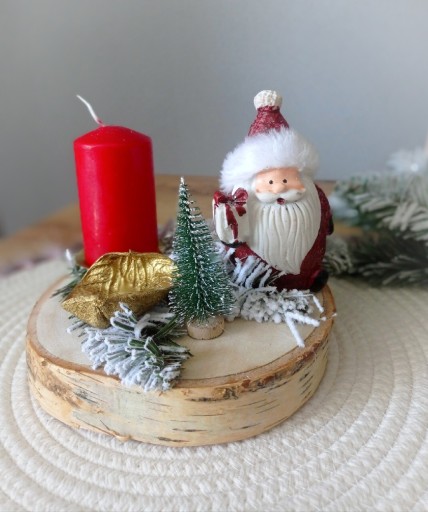 Zdjęcie oferty: Stroik świąteczny Bożonarodzeniowy mikolaj