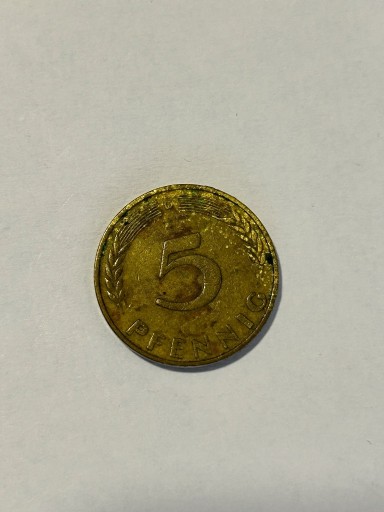 Zdjęcie oferty: Moneta 5 Pfennig 1950