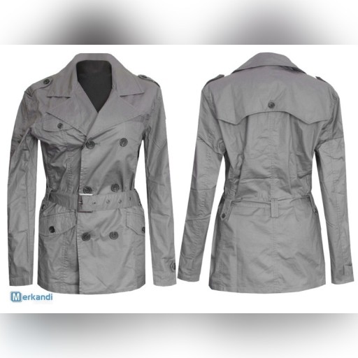 Zdjęcie oferty: Płaszcz damski wiosenny kurtka szary XL 