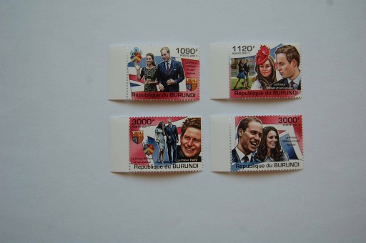 Zdjęcie oferty: Burundi Sw 2278-81** ks.Kate,ks.William,ks.Harry