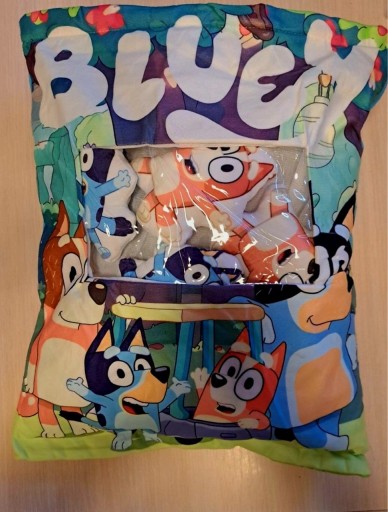 Zdjęcie oferty: Poduszka z malymi maskotkami bluey dla dzieci