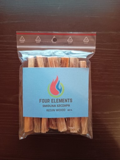 Zdjęcie oferty: Rozpałka, smolniak, szczapa FOUR ELEMENTS 60g