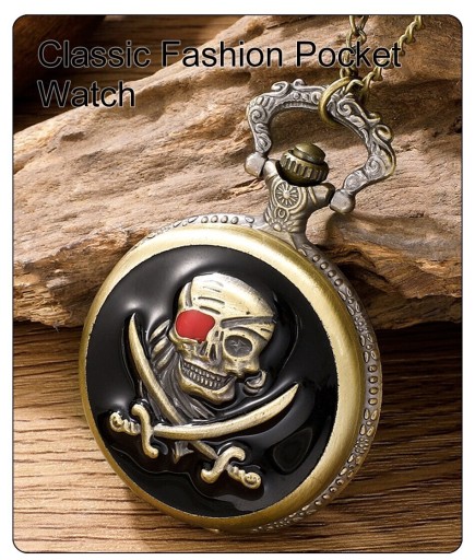Zdjęcie oferty: Pirat. Kieszonkowy zegarek w stylu retro.