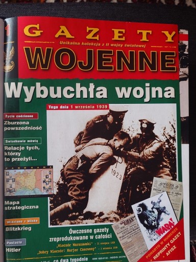 Zdjęcie oferty: GAZETY WOJENNE NR 1-100 OPRAWA TWARDA